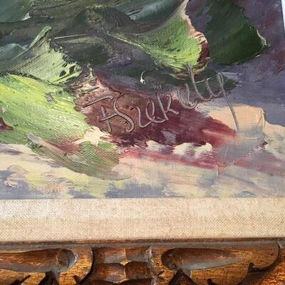 Large â€œF. SZEKELYâ€ Signed Still Life Oil Painting. LOT 49