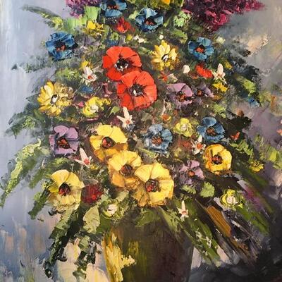 Large â€œF. SZEKELYâ€ Signed Still Life Oil Painting. LOT 49