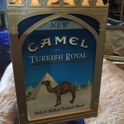 Camel Tobacco â€œTurkish Blendsâ€ Bar Display Light 20â€. LOT 51