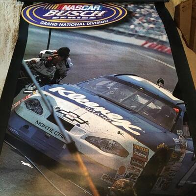 NASCAR and BUSCH Beer Commercial Banner 22â€ x 59â€