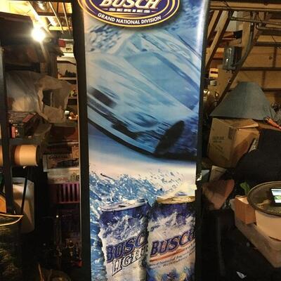 NASCAR and BUSCH Beer Commercial Banner 22â€ x 59â€