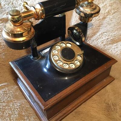 Vintage French Style Telephone Rotary Phone. LOT 54