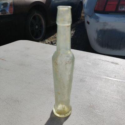 Small glass bottle