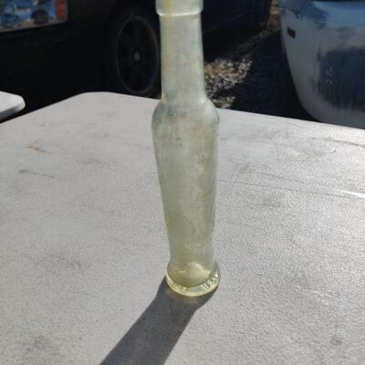 Small glass bottle