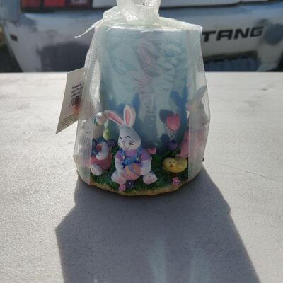 Easter bunny candle