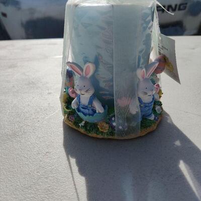 Easter bunny candle