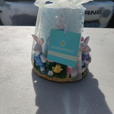 Easter bunny candle