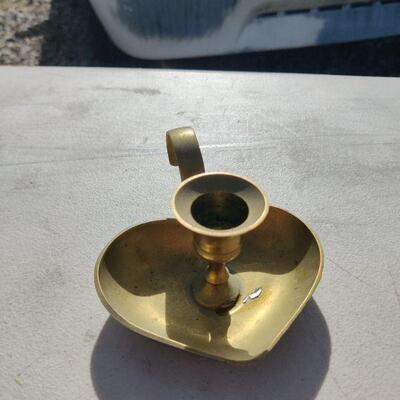 Brass candle holder