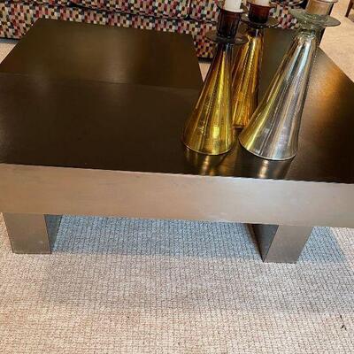Milo Baughman Style Mid Century Modern Sculptural Coffee Table Modular Set