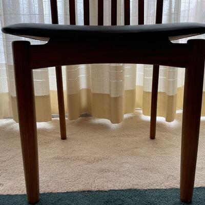 Set of Six Sven Madsen Designed Danish Modern Teak Dining Chairs