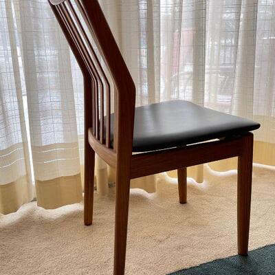 Set of Six Sven Madsen Designed Danish Modern Teak Dining Chairs