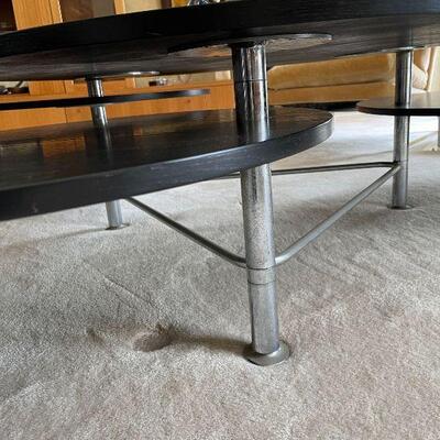 Contemporary Modern/ Mid Century Modern Coffee Table w/ Extending Platforms