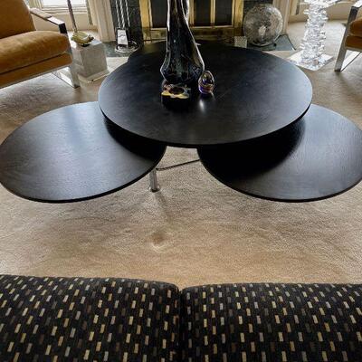 Contemporary Modern/ Mid Century Modern Coffee Table w/ Extending Platforms