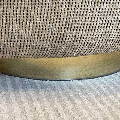 (Pair) Milo Baughman for Thayer Coggin â€œRoxy-Oâ€ Barrel Swivel Chairs