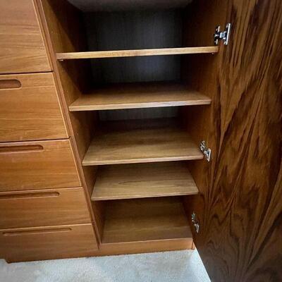 Danish Modern Teak 5-Drawer Dresser/Wardrobe Chest