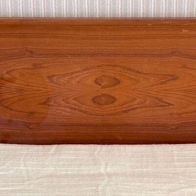 Danish Mid Century Modern Teak Platform Bed w/ Nightstands