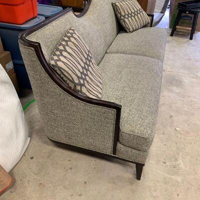 #3 Gorgeous Grey & Wood Couch
