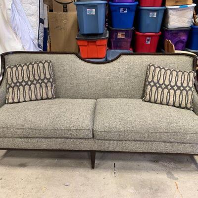 #3 Gorgeous Grey & Wood Couch