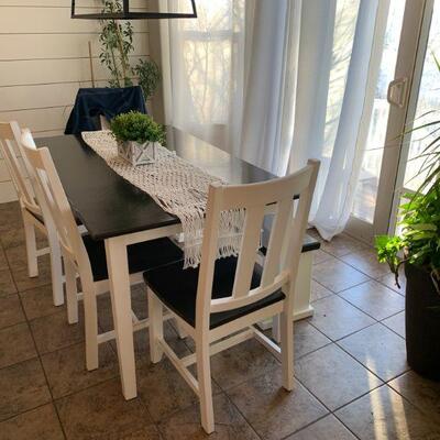 #2 Kitchen Table Set -3 Chairs and Bench!