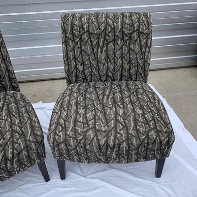 #26 Two Cushioned Chairs