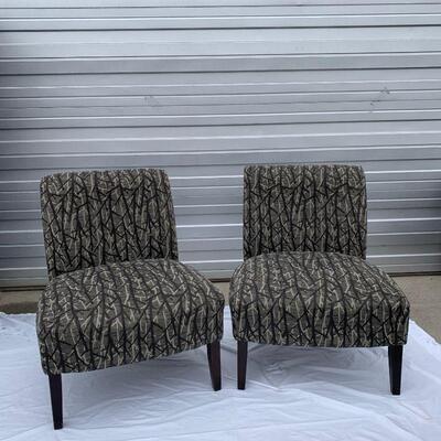 #26 Two Cushioned Chairs