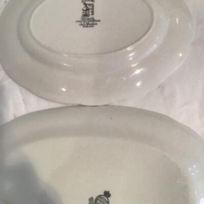 B - 325  Lot of Large Classic White Serving Platters/Plates