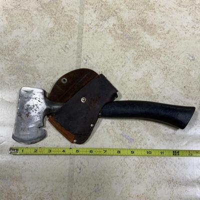 -149- VINTAGE | Vaughan Camping Axe | Leather Sheath
