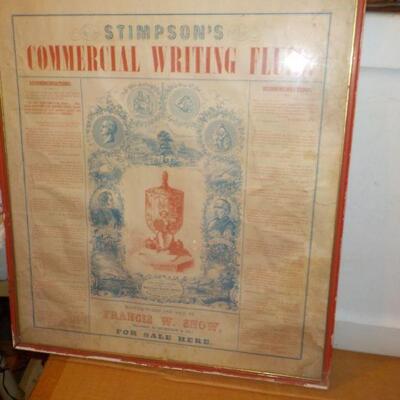 " Stimpson's Commercial Writing Fluid". approx. 1850's.