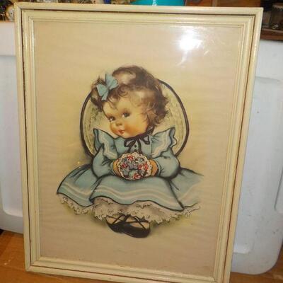 " Sitting Betty ", Original print.