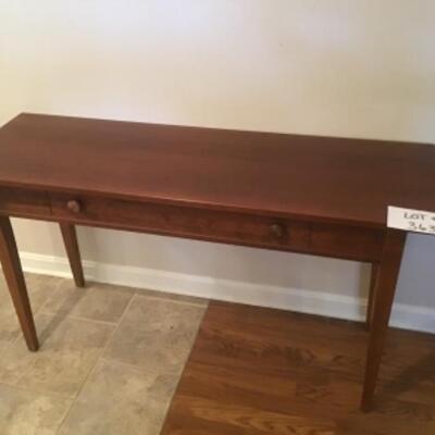 B - 363  Cherry Finish Hall / Console Table 