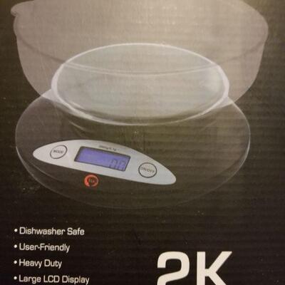 Digital bowl scale 2000g x 0.1 g new