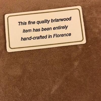 Italian Briar wood Cufflink box