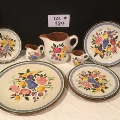 C - 384  Stangl Fruits nâ€™ Flowers Pottery