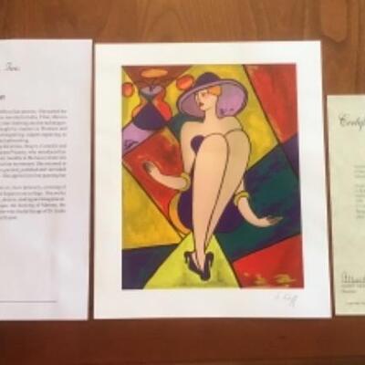 D - 431  Serigraph by Linda LeKinff with Certificate of Authenticity 