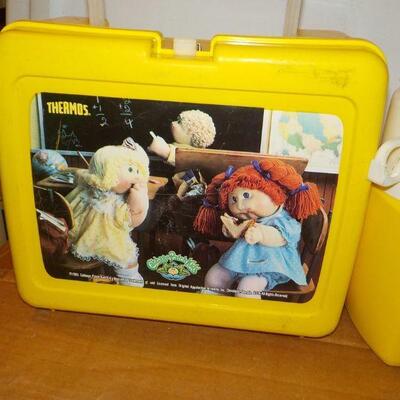 1960's special classics "Cabbage Patch Lunch Box and Thermo plus Bank. 