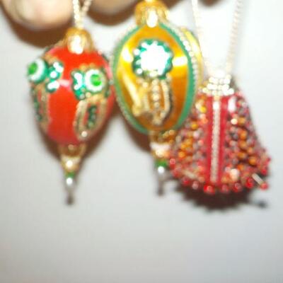 " 1940's Hand Made USA, Christmas Ornaments ".