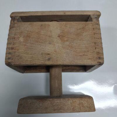 Antique butter press