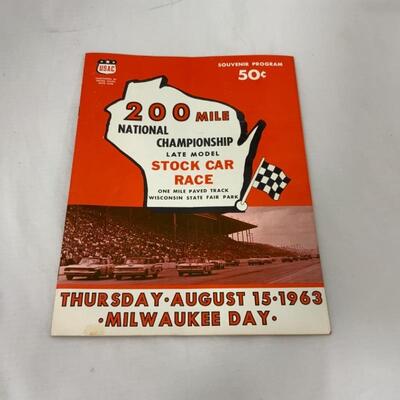 -184- 1960s Stock Car Race Programs | one NASCAR