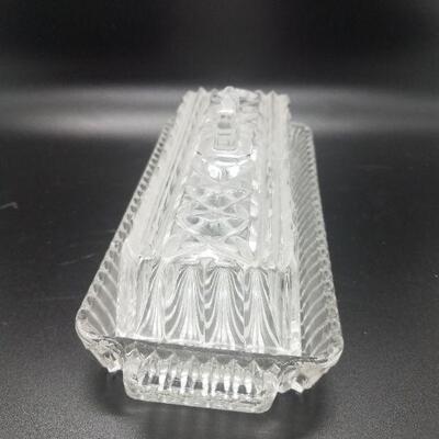 Lot #32 - Vintage Glass Butter Dish