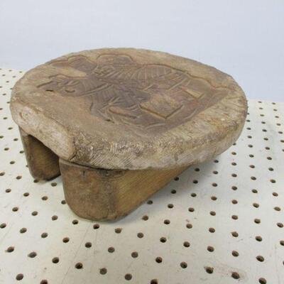 Lot 77 - Antique Carved Wood Press Mold
