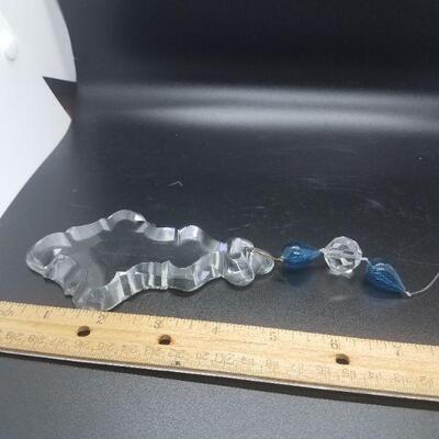 Lot #44 - Crystal and glass suncatcher