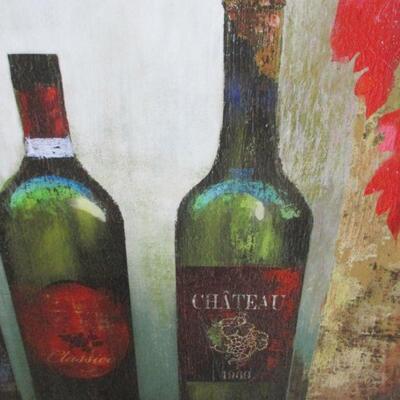 Lot 116 - Wine Bottle Canvas Picture 48