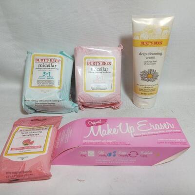 116- Burt's Bees Products & Makeup Eraser