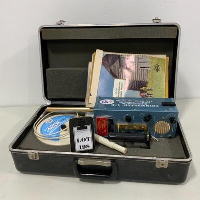 -198- VINTAGE | Metal Detector in Case | Magazines | WORKS