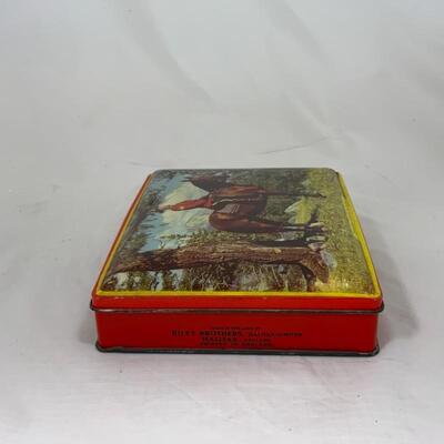 -199- VINTAGE | Rileyâ€™s Toffee Tins | Canadian Mountie | Halifax, England
