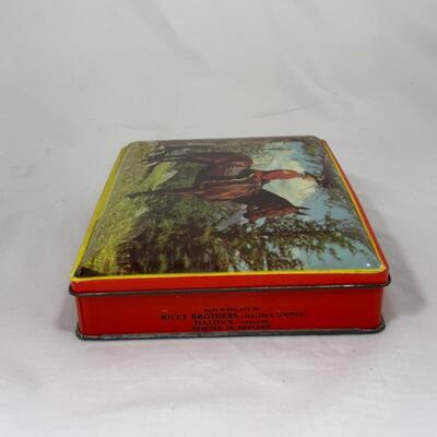 -199- VINTAGE | Rileyâ€™s Toffee Tins | Canadian Mountie | Halifax, England