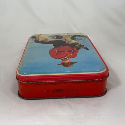 -199- VINTAGE | Rileyâ€™s Toffee Tins | Canadian Mountie | Halifax, England