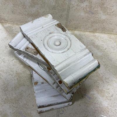 -203- ANTIQUE | Six Wood Plinths | Architectural Salvage