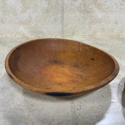 -207- Wooden Bowl | Butter Paddle | Nice Coloring