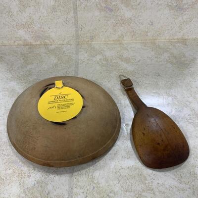 -207- Wooden Bowl | Butter Paddle | Nice Coloring